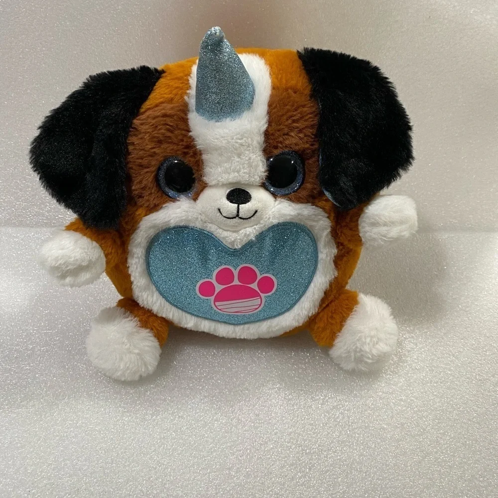 Very soft and comfortable plushie with big ears and eyes made by Raindocorns